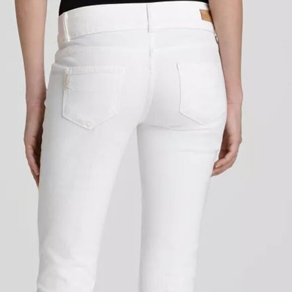Paige Hidden Hills Bootcut Jeans White Denim 27 - Picture 3 of 10